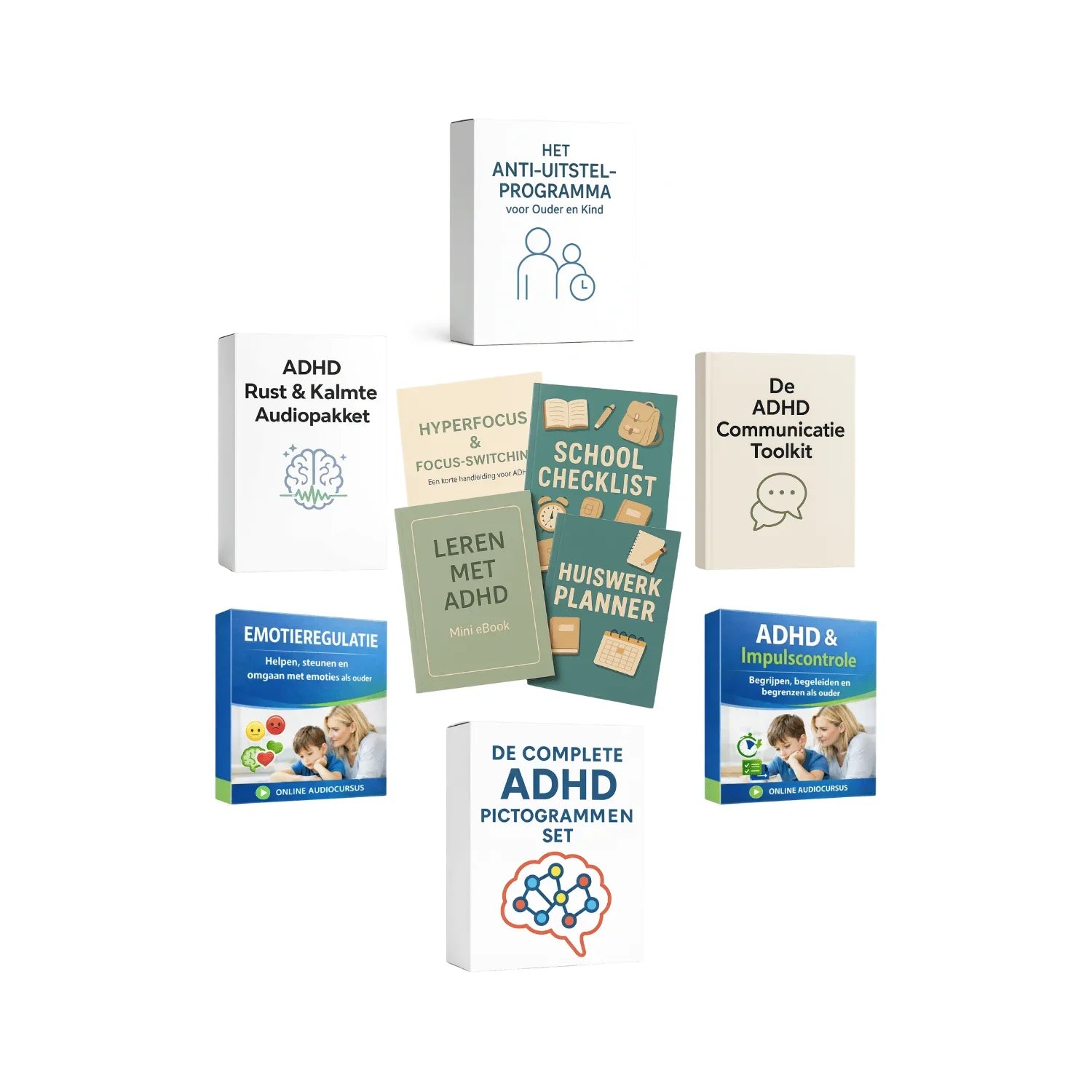 ADHD startbundel oudere kinderen 10-15 jaar - complete toolkit