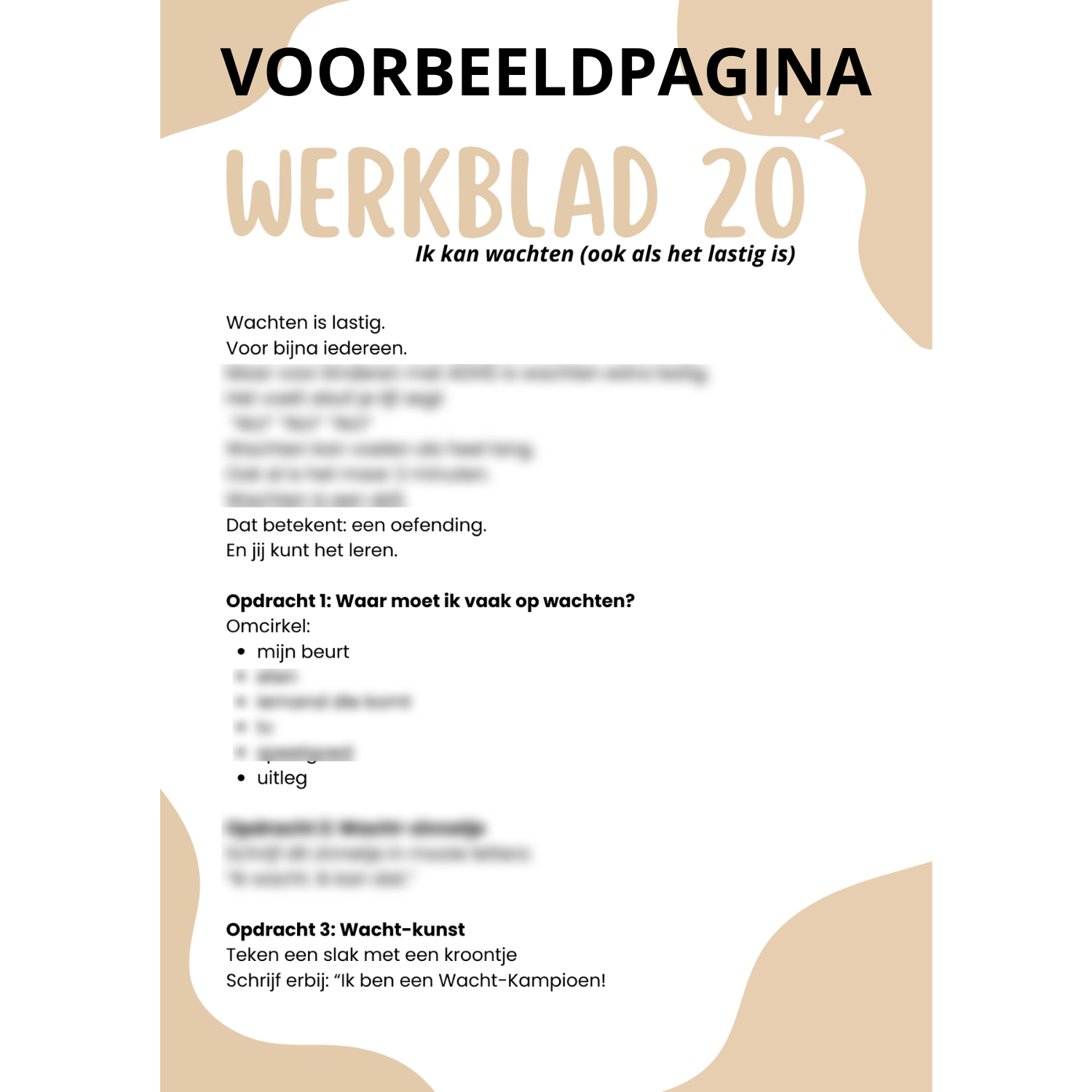 Het grote ADHD werkboek - Voor rust & focus